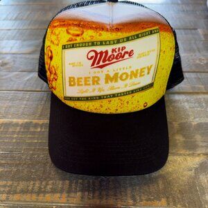 Beer Money Kip Moore Yellow Snapback Trucker Hat  OSFM Mesh Back